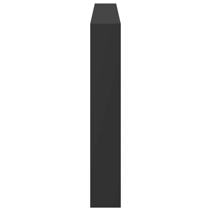 Tăblie cu dulap și LED, negru, 180x17x102 cm - WALTI WALTI