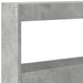 Tăblie de pat cu dulap și LED, gri beton, 180x17x102 cm - WALTI WALTI