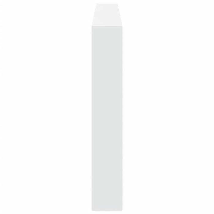 Tăblie cu dulap și LED, alb, 200x17x102 cm - WALTI WALTI