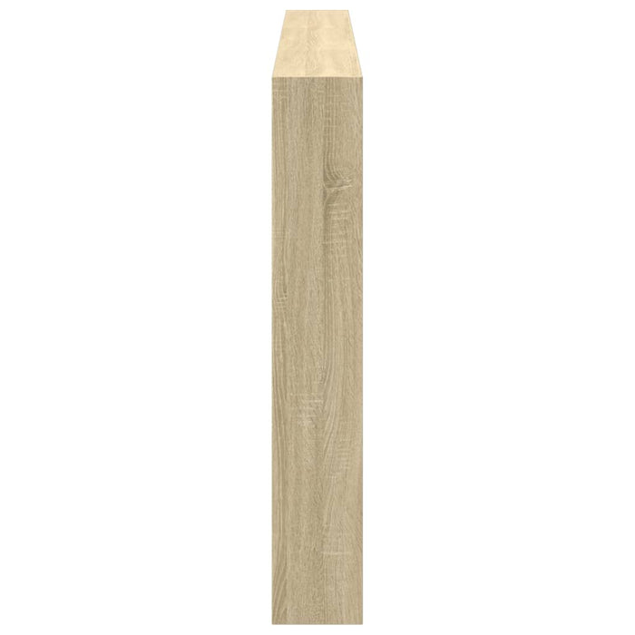 Tăblie de pat cu dulap și LED, stejar sonoma, 200x17x102 cm - WALTI WALTI