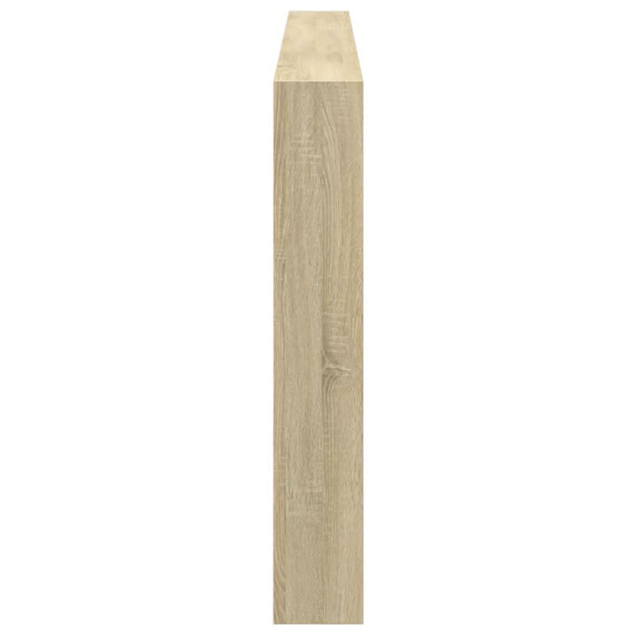 Tăblie de pat cu dulap și LED, stejar sonoma, 220x17x102 cm - WALTI WALTI