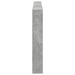 Tăblie de pat cu dulap și LED, gri beton, 220x17x102 cm - WALTI WALTI