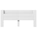 Tăblie cu dulap și LED, alb, 220x16,5x103,5 cm - WALTI WALTI
