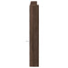 Tăblie de pat cu dulap și LED, stejar maro, 220x16,5x103,5 cm - WALTI WALTI
