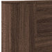 Tăblie de pat cu dulap și LED, stejar maro, 220x16,5x103,5 cm - WALTI WALTI