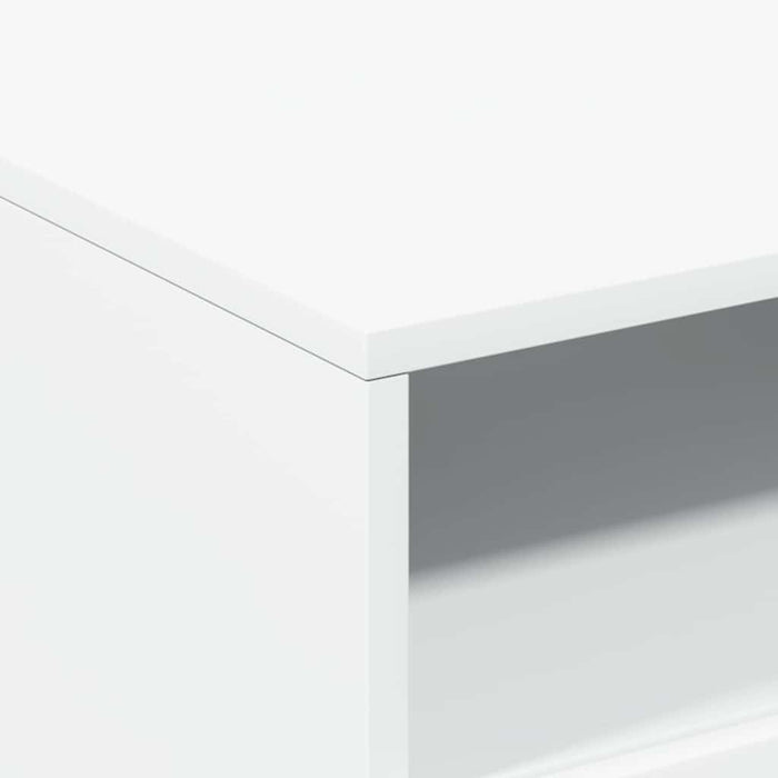 Măsuță de cafea cu lumini LED, alb, 50x49x40 cm - WALTI WALTI
