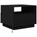 Măsuță de cafea cu lumini LED, negru, 50x49x40 cm - WALTI WALTI