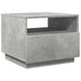 Măsuță de cafea cu lumini LED, gri beton, 50x49x40 cm - WALTI WALTI