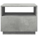 Măsuță de cafea cu lumini LED, gri beton, 50x49x40 cm - WALTI WALTI
