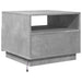 Măsuță de cafea cu lumini LED, gri beton, 50x49x40 cm - WALTI WALTI