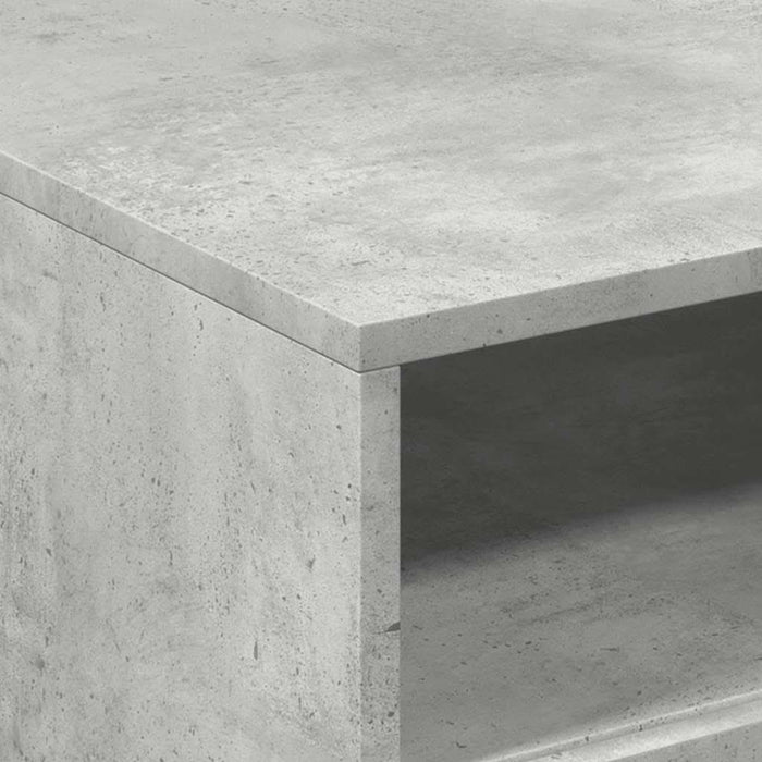 Măsuță de cafea cu lumini LED, gri beton, 50x49x40 cm - WALTI WALTI