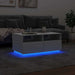 Măsuță de cafea cu lumini LED, alb, 90x49x40 cm - WALTI WALTI