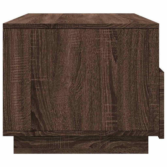 Măsuță de cafea cu lumini LED, stejar maro, 90x49x40 cm - WALTI WALTI