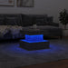 Măsuță de cafea cu lumini LED, gri beton, 50x50x40 cm - WALTI WALTI