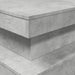 Măsuță de cafea cu lumini LED, gri beton, 90x50x40 cm - WALTI WALTI
