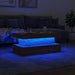 Măsuță de cafea cu lumini LED, stejar maro, 90x50x40 cm - WALTI WALTI