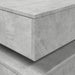 Măsuță de cafea cu lumini LED, gri beton, 50x50x40 cm - WALTI WALTI