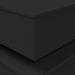 Măsuță de cafea cu lumini LED, negru, 90x50x40 cm - WALTI WALTI