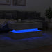 Măsuță de cafea cu lumini LED, gri beton, 90x50x40 cm - WALTI WALTI
