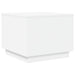 Măsuță de cafea cu lumini LED, alb, 50x50x40 cm - WALTI WALTI