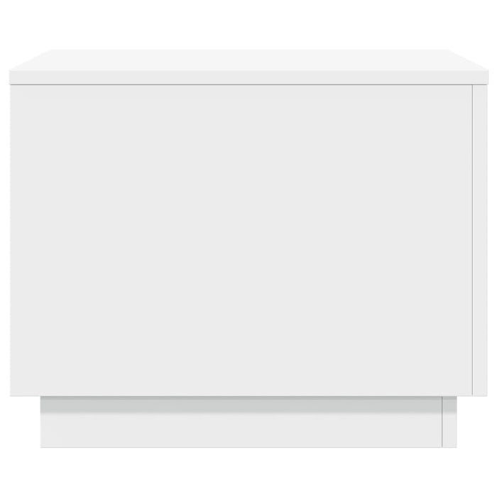 Măsuță de cafea cu lumini LED, alb, 50x50x40 cm - WALTI WALTI