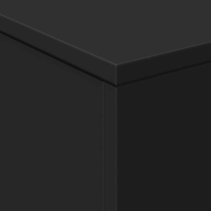 Măsuță de cafea cu lumini LED, negru, 50x50x40 cm - WALTI WALTI