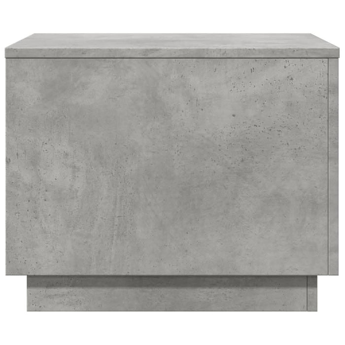 Măsuță de cafea cu lumini LED, gri beton, 50x50x40 cm - WALTI WALTI