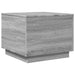 Măsuță de cafea cu lumini LED, gri sonoma, 50x50x40 cm - WALTI WALTI