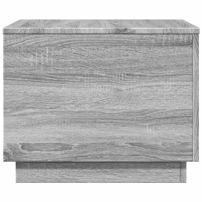 Măsuță de cafea cu lumini LED, gri sonoma, 50x50x40 cm - WALTI WALTI