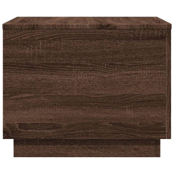 Măsuță de cafea cu lumini LED, stejar maro, 50x50x40 cm - WALTI WALTI