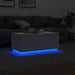 Măsuță de cafea cu lumini LED, alb, 90x50x40 cm - WALTI WALTI