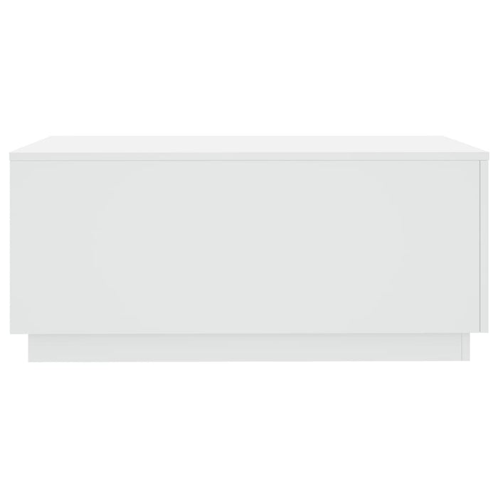 Măsuță de cafea cu lumini LED, alb, 90x50x40 cm - WALTI WALTI