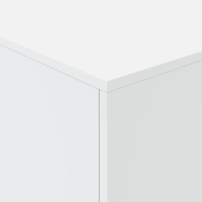 Măsuță de cafea cu lumini LED, alb, 90x50x40 cm - WALTI WALTI