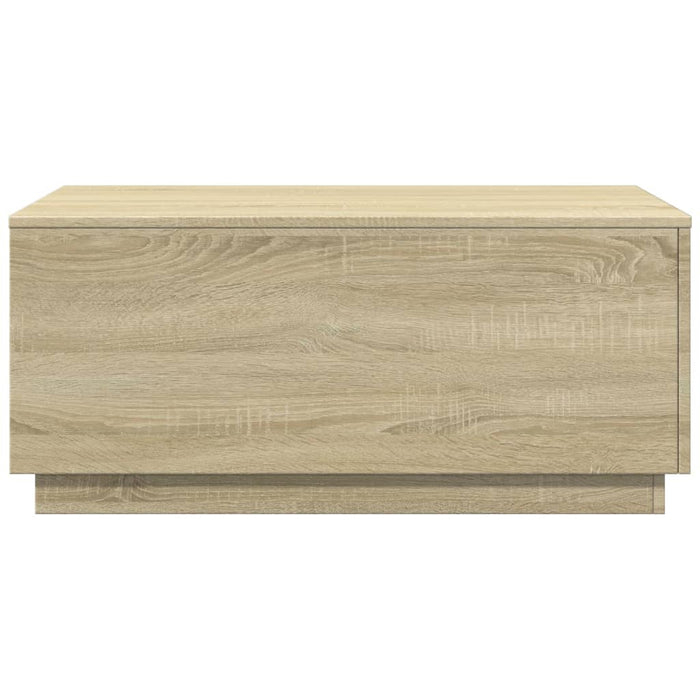 Măsuță de cafea cu lumini LED, stejar sonoma, 90x50x40 cm - WALTI WALTI