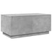 Măsuță de cafea cu lumini LED, gri beton, 90x50x40 cm - WALTI WALTI