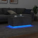 Măsuță de cafea cu lumini LED, gri beton, 90x50x40 cm - WALTI WALTI