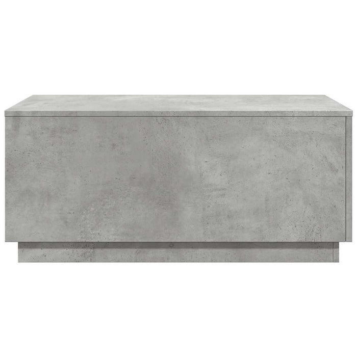 Măsuță de cafea cu lumini LED, gri beton, 90x50x40 cm - WALTI WALTI