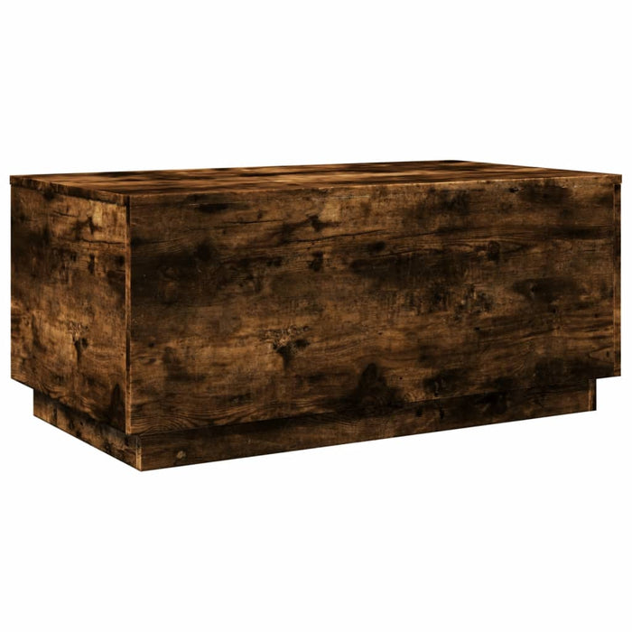 Măsuță de cafea cu lumini LED, stejar sonoma, 90x50x40 cm - WALTI WALTI