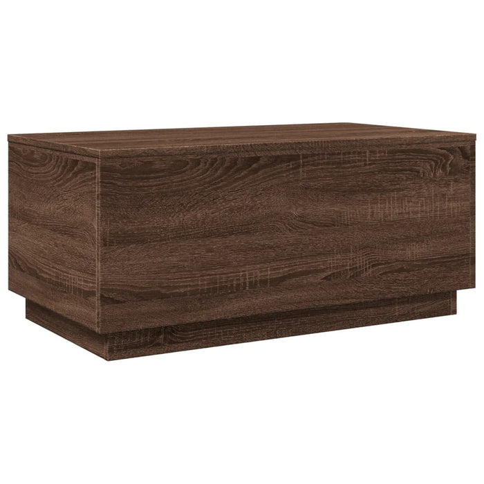 Măsuță de cafea cu lumini LED, stejar maro, 90x50x40 cm - WALTI WALTI