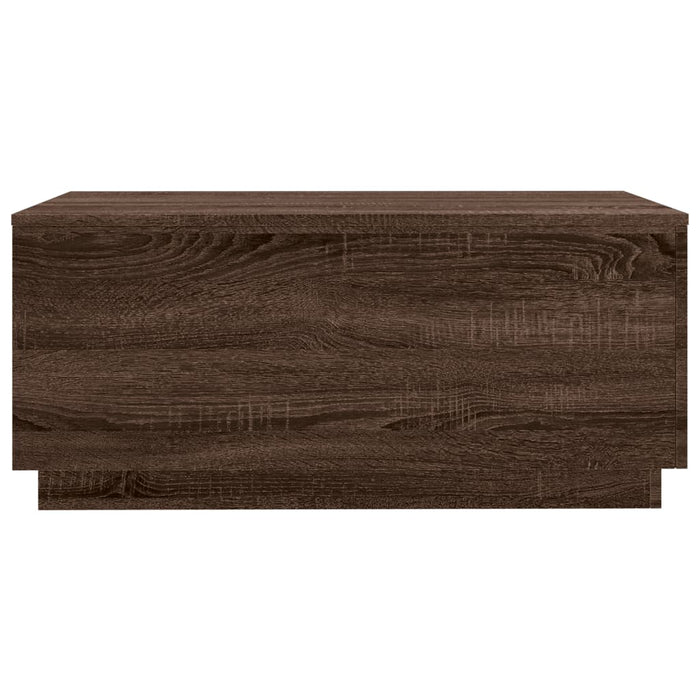 Măsuță de cafea cu lumini LED, stejar maro, 90x50x40 cm - WALTI WALTI