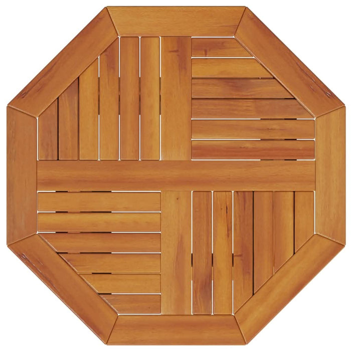 Masă de grădină pliabilă, Ø60x75 cm, lemn masiv acacia - WALTI WALTI
