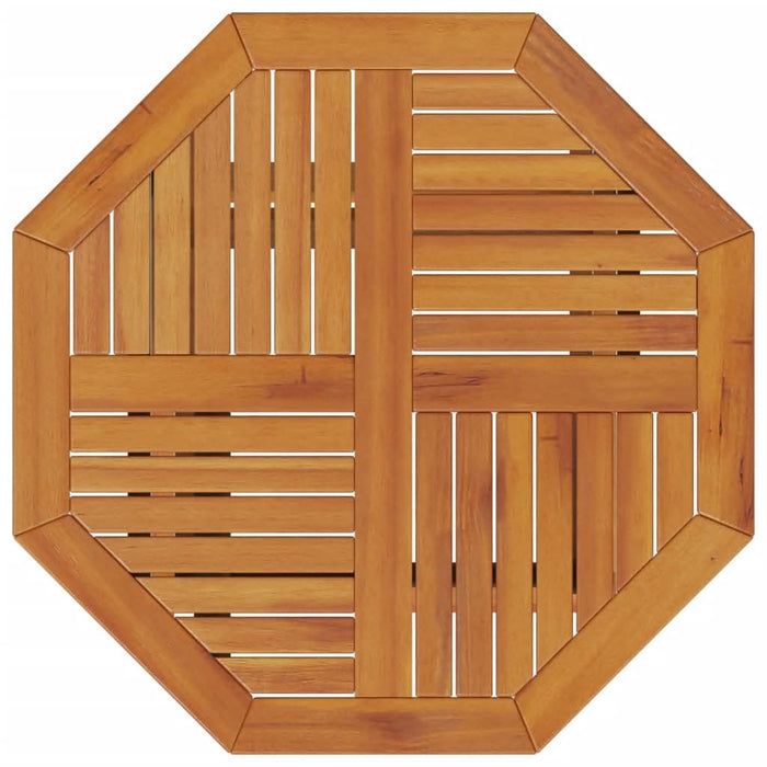 Masă de grădină pliabilă, Ø70x75 cm, lemn masiv acacia - WALTI WALTI