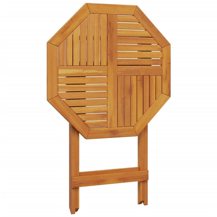 Masă de grădină pliabilă, Ø70x75 cm, lemn masiv acacia - WALTI WALTI