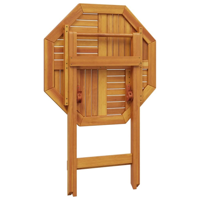 Masă de grădină pliabilă, Ø70x75 cm, lemn masiv acacia - WALTI WALTI