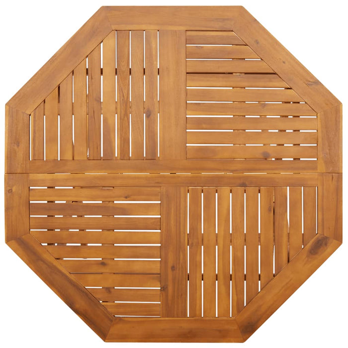 Masă de grădină pliabilă, Ø110x75 cm, lemn masiv acacia - WALTI WALTI