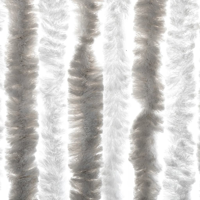 Perdea pentru insecte, gri deschis și alb, 90x200 cm, chenille - WALTI WALTI