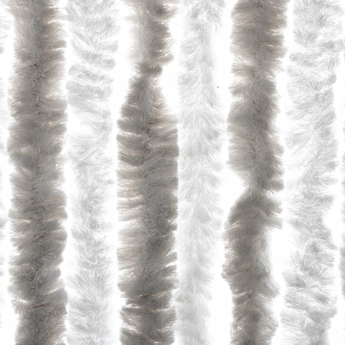 Perdea pentru insecte, gri deschis și alb, 100x220 cm, chenille - WALTI WALTI