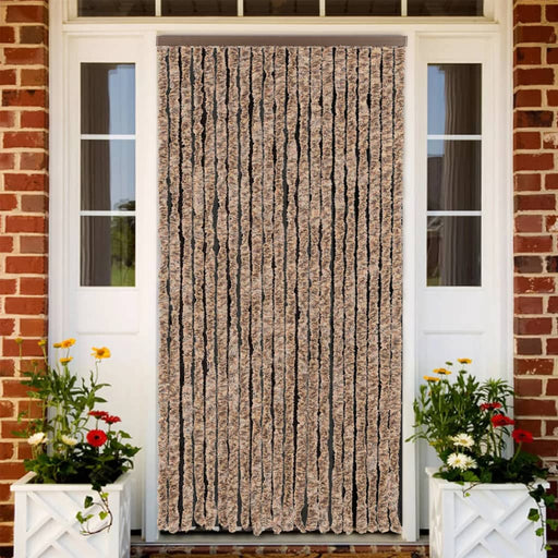Perdea pentru insecte, bej și maro închis, 90x200 cm, chenille - WALTI WALTI