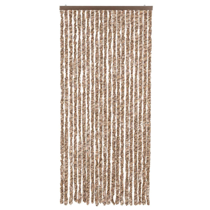 Perdea pentru insecte, bej și maro închis, 90x220 cm, chenille - WALTI WALTI