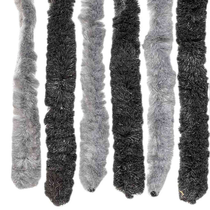 Perdele pentru insecte, gri și negru, 56x185 cm, chenille - WALTI WALTI